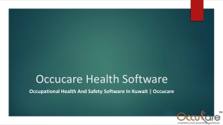 Occupational Health And Safety Software In Kuwait
