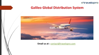 Galileo Global Distribution System