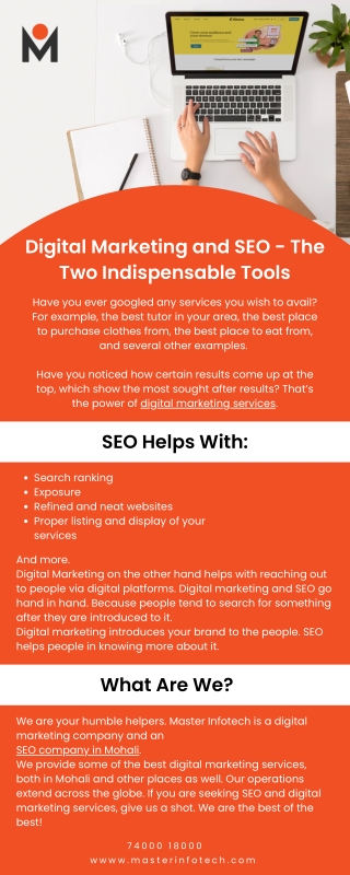 Digital Marketing  & SEO - The Two Crucial Tools