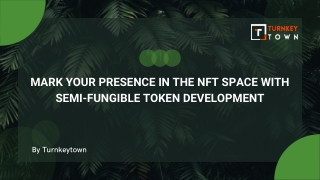 Mark Your Presence In The NFT Space With Semi-fungible Token Development