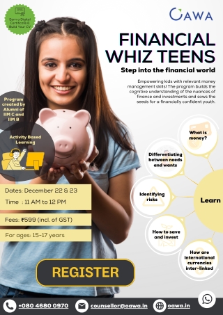 OAWA Financial Whiz Teens