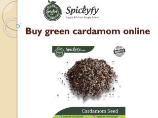 Buy green cardamom online