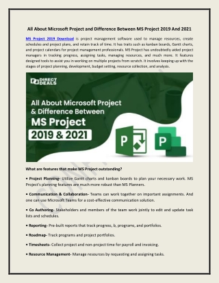 Microsoft Project 2019 Download