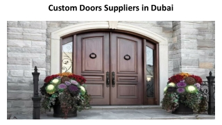 Custom Doors dubaidoors.ae