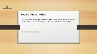 Buy Ssn Number Online  Docx4you.com