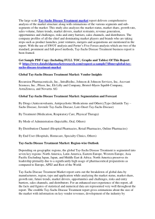 Tay-Sachs Disease Treatment Market