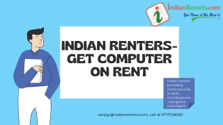 Easily get computers on rent in your city!