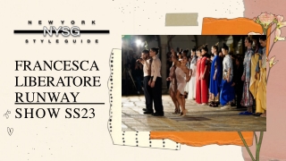 Francesca Liberatore Runway Show SS23