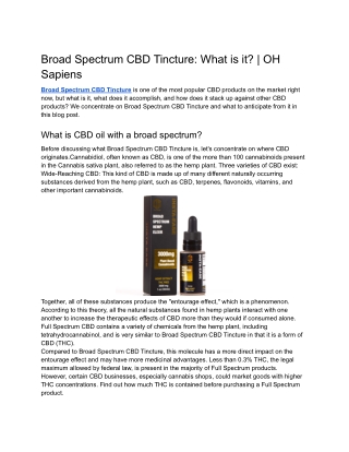 Broad Spectrum CBD Tincture_ What is it_ _ OH Sapiens