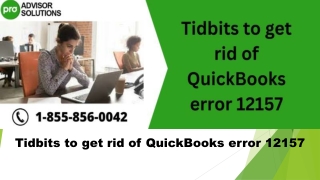 A must follow guide to resolve QuickBooks Error 12157