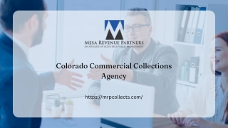 Commercial Collections Agency in Colorado | Mesa Revenue Partners