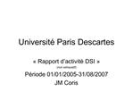 Universit Paris Descartes
