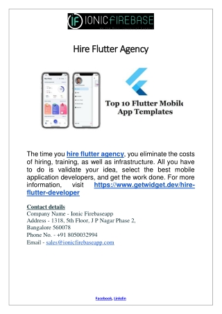 Hire Flutter Agency