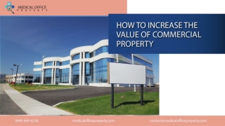 How To Increase The Value Of Commercial Property