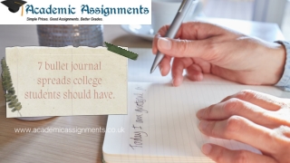 7 bulletin journal spreads college students should have.