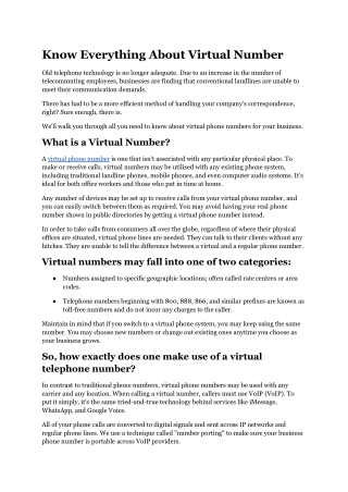 Know Everything About Virtual Number.docx