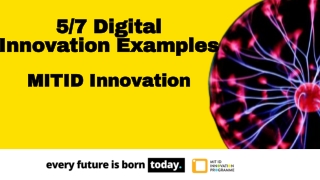 Digital Innovation Examples - MIT ID Innovation