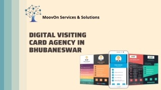 Digital visiting card agency in bhubaneswar