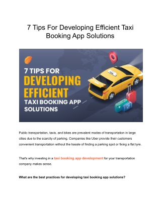 7 Tips For Developing Efficient Taxi Booking App Solutions (1) (1)