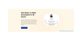 Hire Ruby on Rails Developers Within 48 Hours