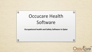 Occupational health and Safety Software in Qatar