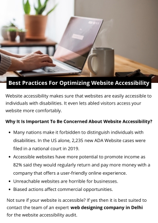 Best Practices For Optimizing Website Accessibility