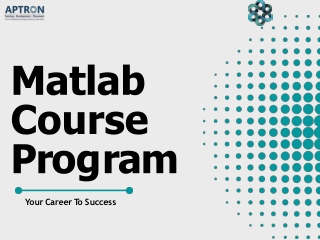 Matlab Training in Noida