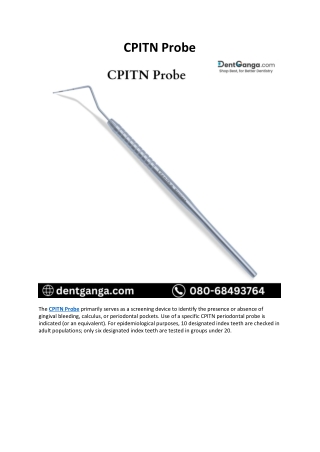 CPITN Probe - Dent Ganga