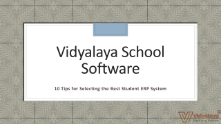 10 Tips for Selecting the Best Student ERP System