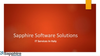 #1 IT Services Provider in Italy | Android & iOS App Development Services