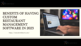 Benefits of Having Custom Restaurant Management Software in 2023