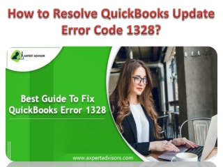 How to Resolve QuickBooks Update Error Code 1328?