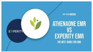 Athenaone vs Experity EMR_ Features Pricing and Reviews