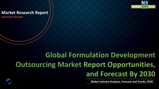 Formulation Development Outsourcing Market Size is Expected to total US$ 56,761.9 billion by 2030