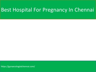 Best Maternity Hospital In Chennai