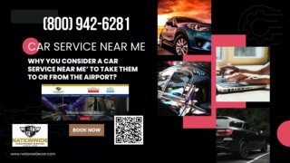 Why You Consider a Car Service Near Me’ To Take Them to Or from The Airport