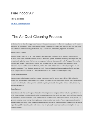 Pure Indoor Air