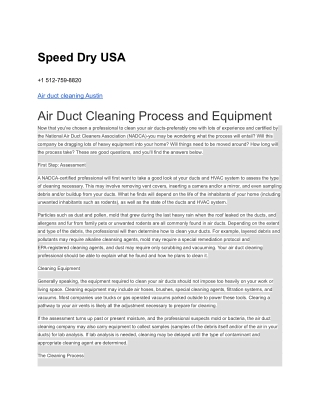 Speed Dry USA