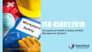 ISO 45001:2018 (Occupational Health & Safety Management Systems) Awareness Training