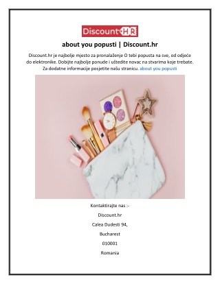 about you popusti  Discount.hr