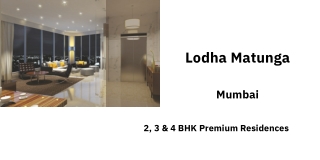 Lodha Matunga Mumbai | E-Brochure