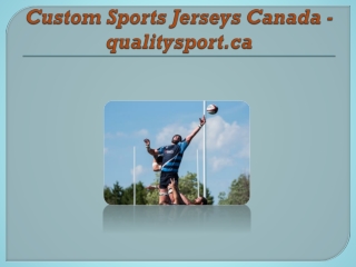 Custom Sports Jerseys Canada - qualitysport.ca