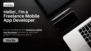 freelance mobile app developer porfolio