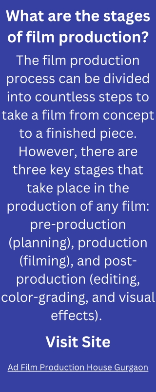 Ad Film Production House Gurgaon
