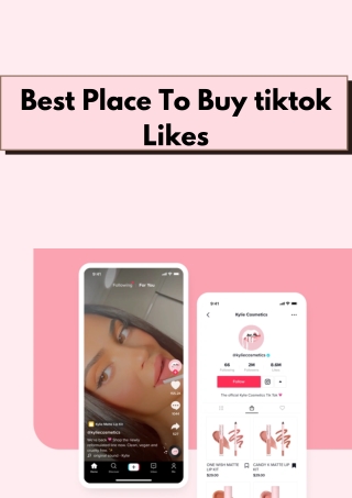 Best Place To Buy tiktok Likes