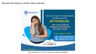 Education Consultants in Kochi