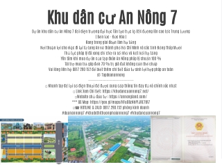 Khu dân cư An Nông 7