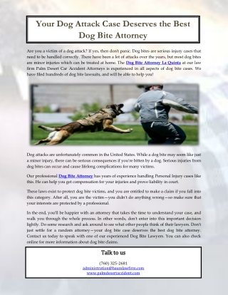 Palm Desert Car Accident Attorneys