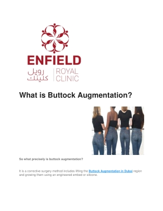 Buttock Augmentation in Dubai