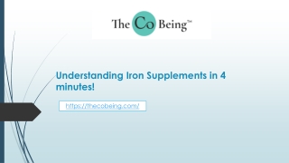 Understanding Iron Supplements in 4 minutes